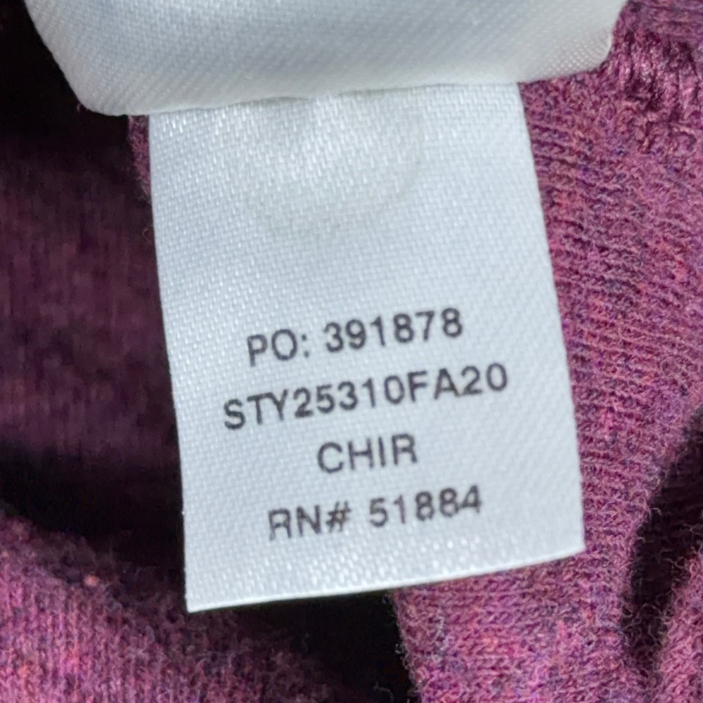 Patagonia Organic Cotton Quilt Crewneck Sweatshirt Burgundy XL 25310 FA20 - Picture 6 of 11